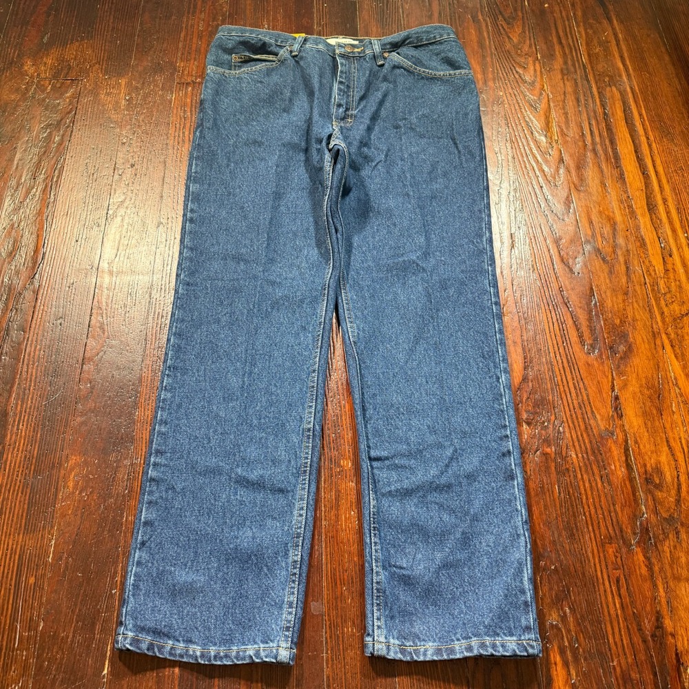 Vintage NOS Lee Regular Fit Jeans Mens 36x30 Dark Stone Straight Leg 2008940 NWT